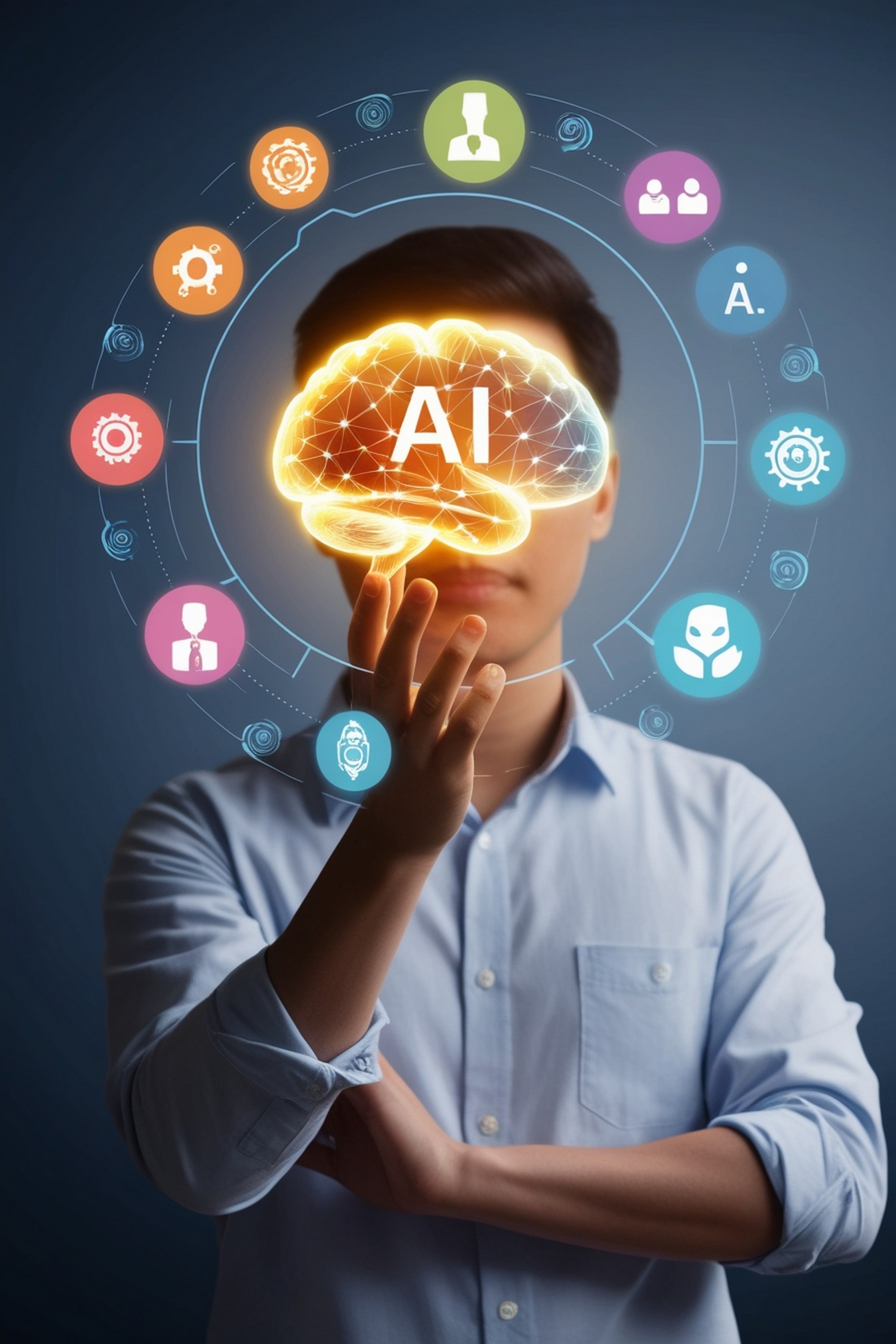 Conversational AI Illustration